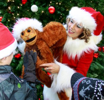 Affe bij Kerst